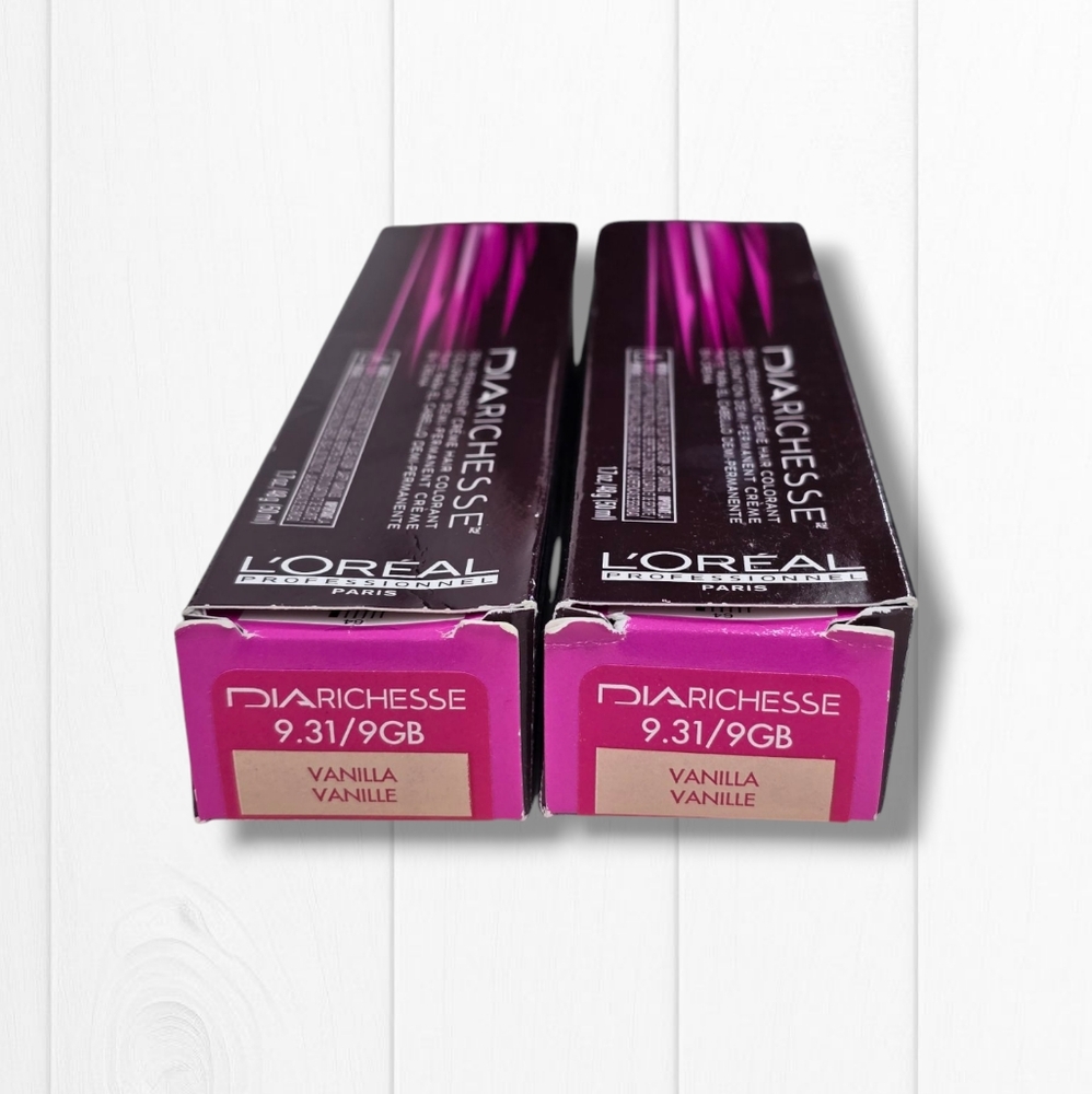 L'Oreal Professionnel DIARichesse 2 Tubes Ammonia-Free 9.31/9GB Vanilla